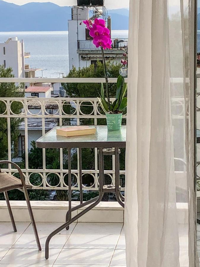 Iason Apartments Loutrá Edipsoú Eksteriør bilde